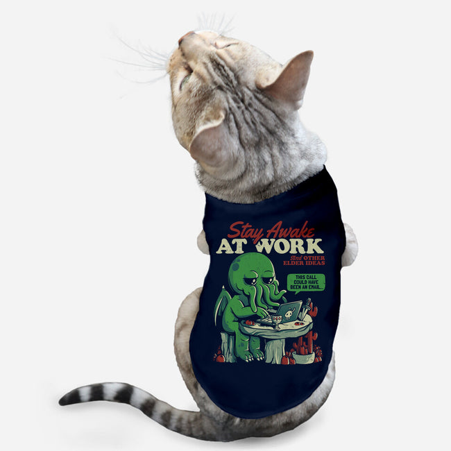 Stay Awake At Work-cat basic pet tank-eduely