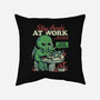 Stay Awake At Work-none removable cover throw pillow-eduely