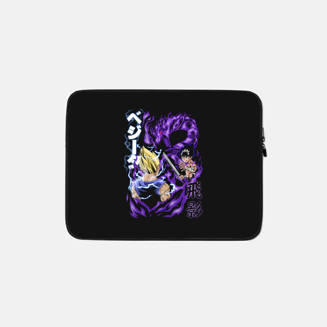 The Prince Vs The Devil-none zippered laptop sleeve-Diego Oliver