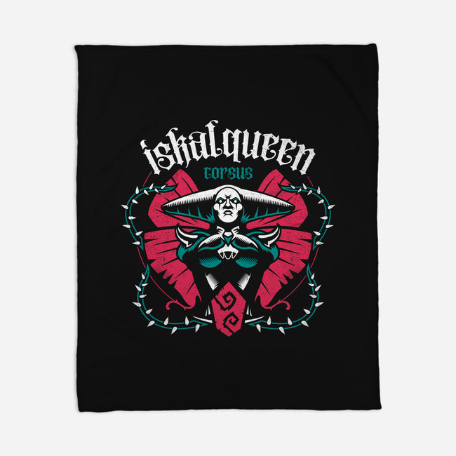 Iskal Queen-none fleece blanket-Logozaste