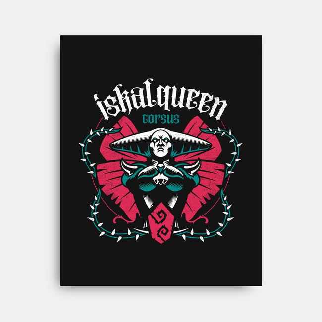 Iskal Queen-none stretched canvas-Logozaste