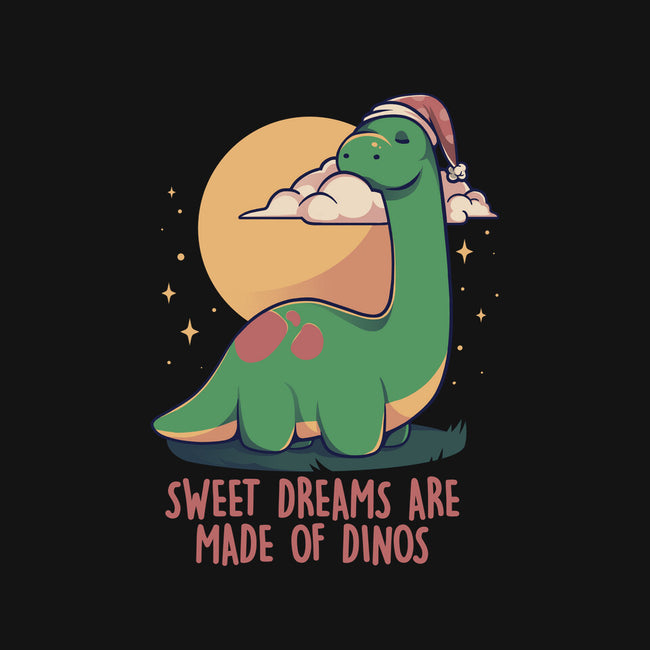 Dreams Are Made Of Dinos-none fleece blanket-koalastudio