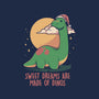 Dreams Are Made Of Dinos-none adjustable tote bag-koalastudio