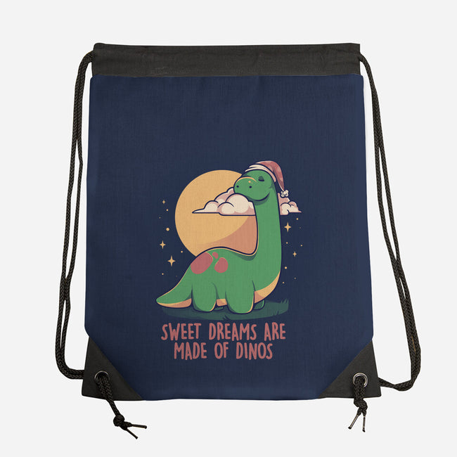 Dreams Are Made Of Dinos-none drawstring bag-koalastudio