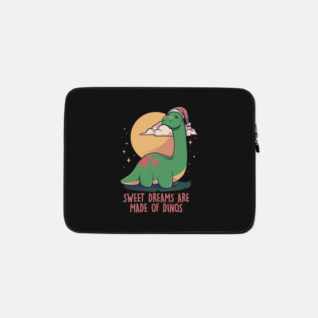 Dreams Are Made Of Dinos-none zippered laptop sleeve-koalastudio