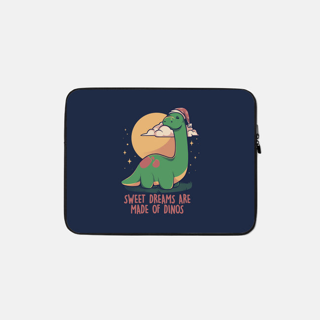 Dreams Are Made Of Dinos-none zippered laptop sleeve-koalastudio