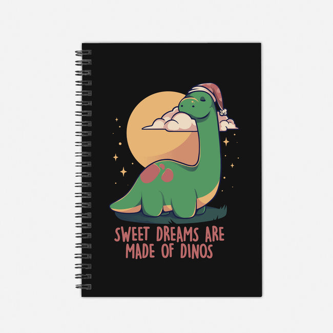 Dreams Are Made Of Dinos-none dot grid notebook-koalastudio