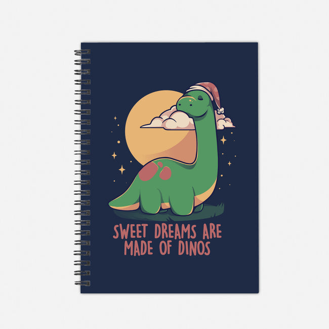 Dreams Are Made Of Dinos-none dot grid notebook-koalastudio