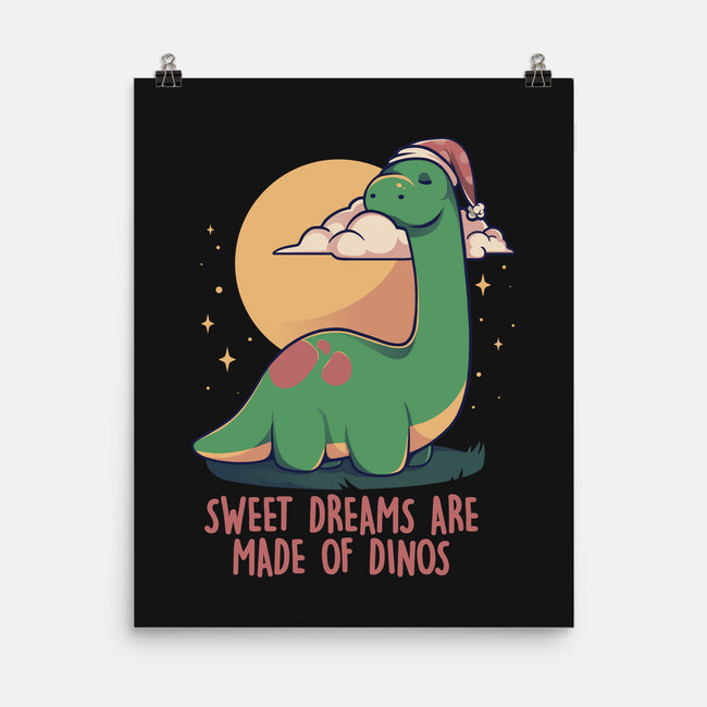 Dreams Are Made Of Dinos-none matte poster-koalastudio
