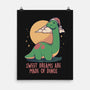 Dreams Are Made Of Dinos-none matte poster-koalastudio