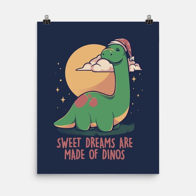 Dreams Are Made Of Dinos-none matte poster-koalastudio