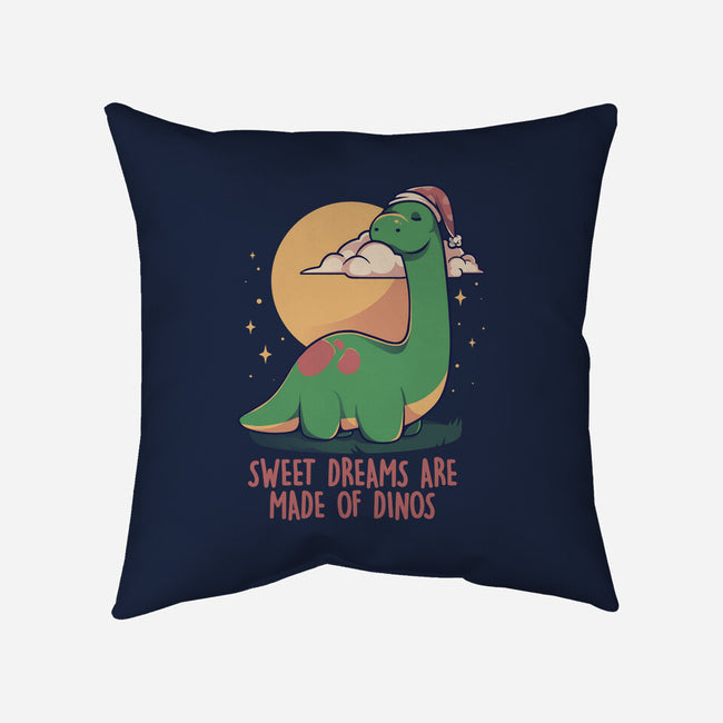 Dreams Are Made Of Dinos-none removable cover w insert throw pillow-koalastudio