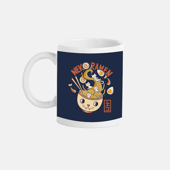 Ramen Cat Head-none glossy mug-tobefonseca