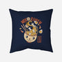 Ramen Cat Head-none removable cover w insert throw pillow-tobefonseca