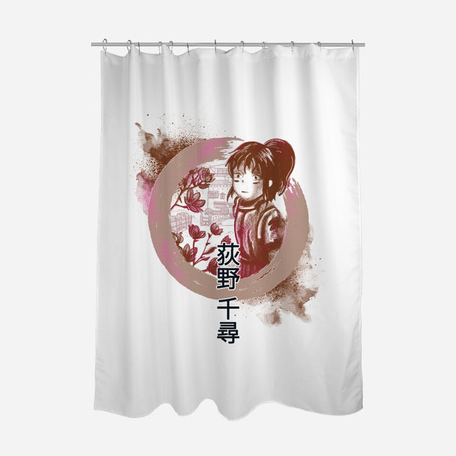 Spring Spell-none polyester shower curtain-OnlyColorsDesigns