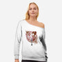 Spring Spell-womens off shoulder sweatshirt-OnlyColorsDesigns