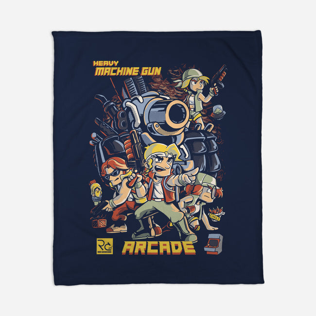 Heavy Machine Gun-none fleece blanket-Nihon Bunka