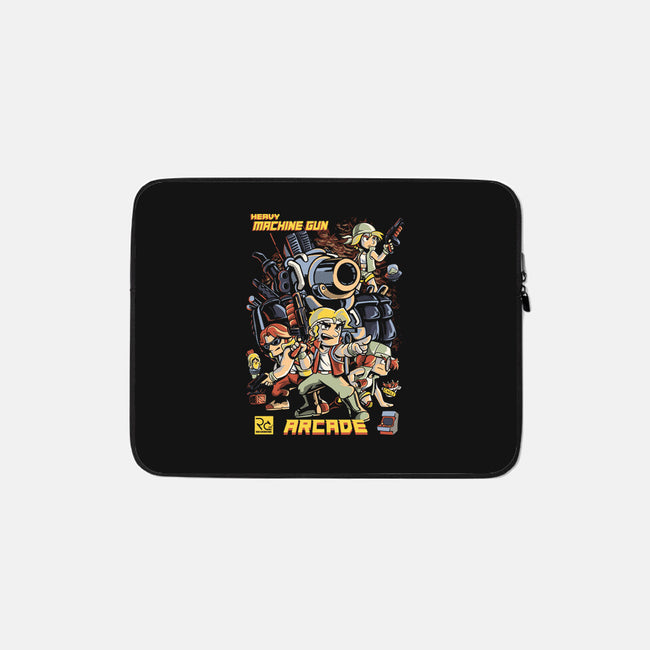 Heavy Machine Gun-none zippered laptop sleeve-Nihon Bunka