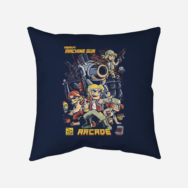 Heavy Machine Gun-none removable cover throw pillow-Nihon Bunka