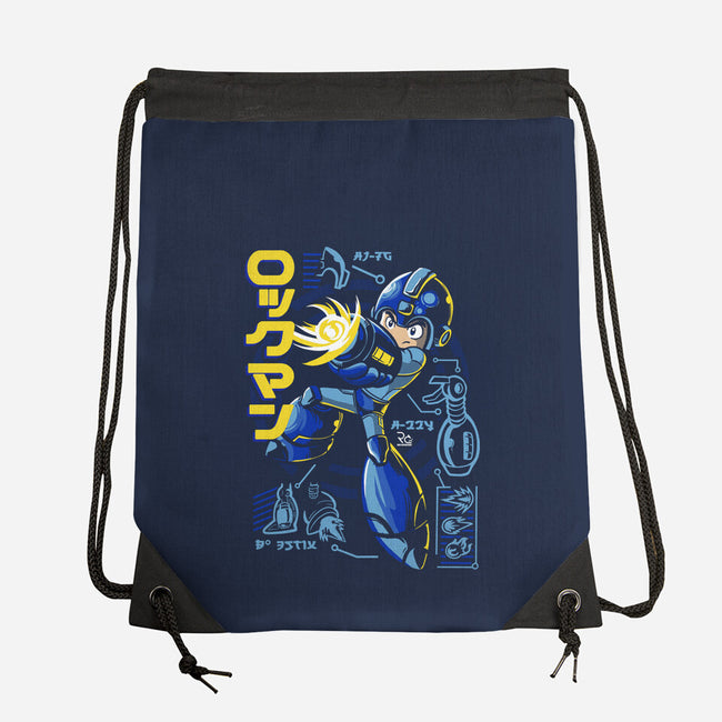 A Mega Robot-none drawstring bag-Nihon Bunka