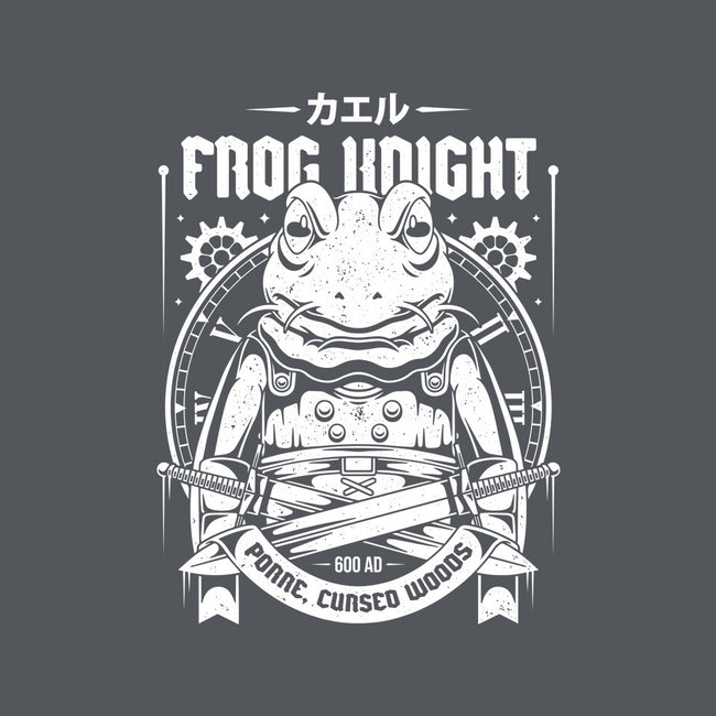 Frog Knight-none removable cover w insert throw pillow-Alundrart