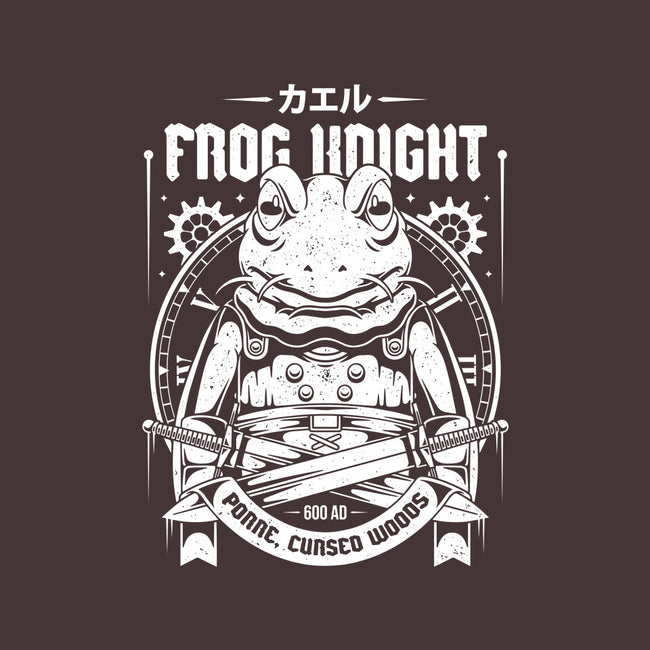 Frog Knight-none removable cover w insert throw pillow-Alundrart