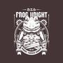 Frog Knight-none removable cover w insert throw pillow-Alundrart