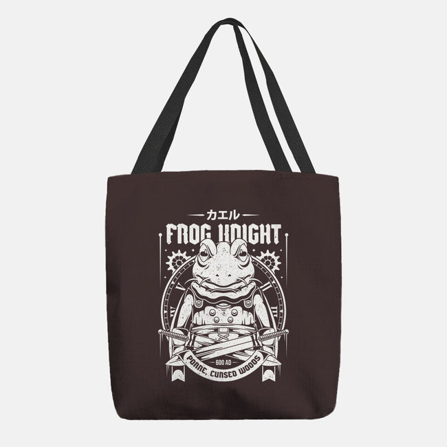 Frog Knight-none basic tote bag-Alundrart