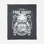 Frog Knight-none fleece blanket-Alundrart