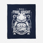 Frog Knight-none fleece blanket-Alundrart