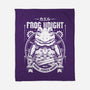 Frog Knight-none fleece blanket-Alundrart