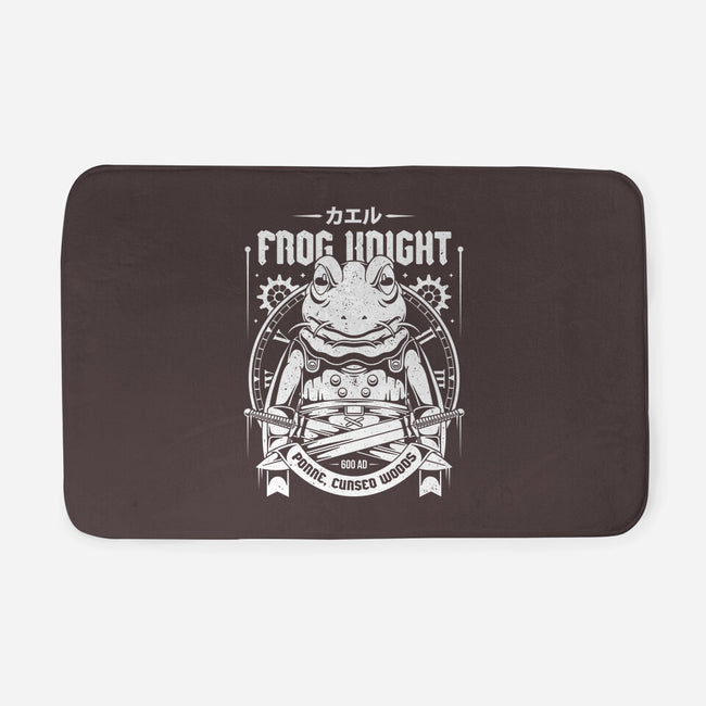 Frog Knight-none memory foam bath mat-Alundrart