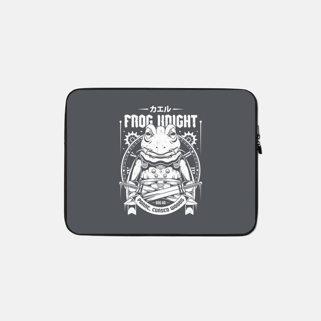 Frog Knight-none zippered laptop sleeve-Alundrart