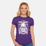 Frog Knight-womens fitted tee-Alundrart