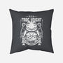 Frog Knight-none removable cover w insert throw pillow-Alundrart