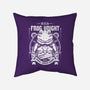 Frog Knight-none removable cover w insert throw pillow-Alundrart