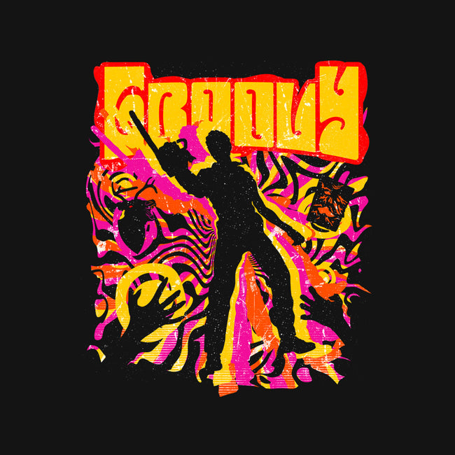 Stay Groovy Stay Evil-mens heavyweight tee-rocketman_art