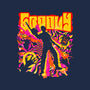 Stay Groovy Stay Evil-none drawstring bag-rocketman_art