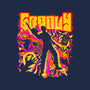 Stay Groovy Stay Evil-none removable cover w insert throw pillow-rocketman_art