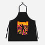 Stay Groovy Stay Evil-unisex kitchen apron-rocketman_art