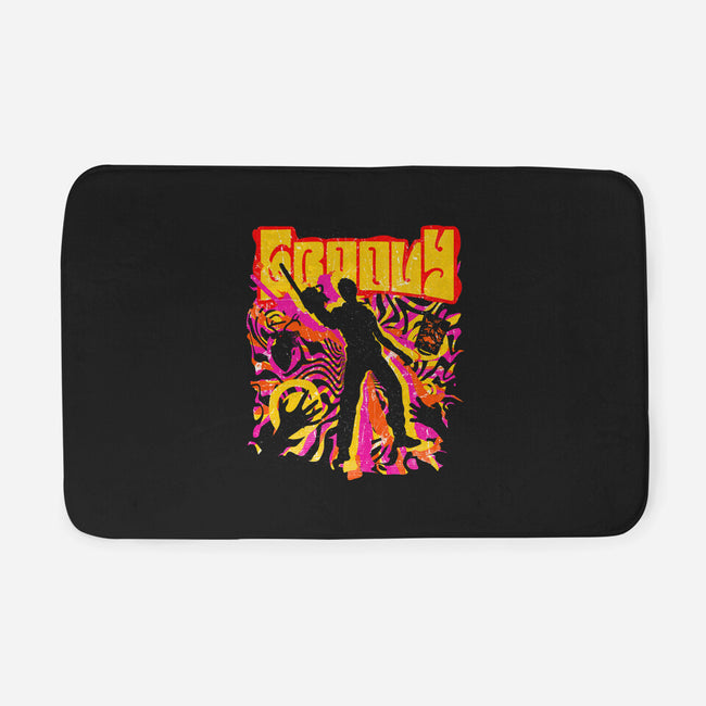 Stay Groovy Stay Evil-none memory foam bath mat-rocketman_art