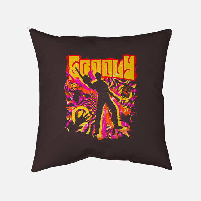 Stay Groovy Stay Evil-none removable cover w insert throw pillow-rocketman_art
