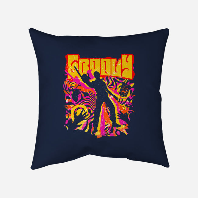 Stay Groovy Stay Evil-none removable cover w insert throw pillow-rocketman_art