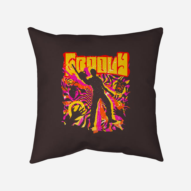 Stay Groovy Stay Evil-none removable cover throw pillow-rocketman_art