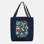 Bear Stars-none basic tote bag-Vallina84