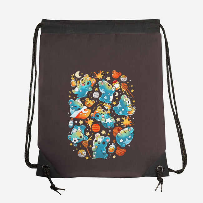 Bear Stars-none drawstring bag-Vallina84