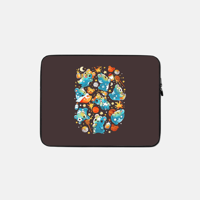 Bear Stars-none zippered laptop sleeve-Vallina84