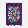 Bear Stars-none polyester shower curtain-Vallina84