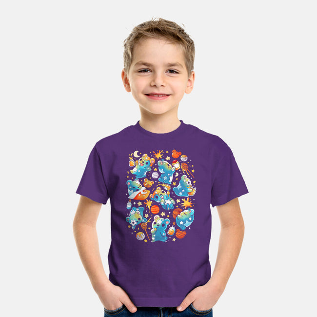 Bear Stars-youth basic tee-Vallina84