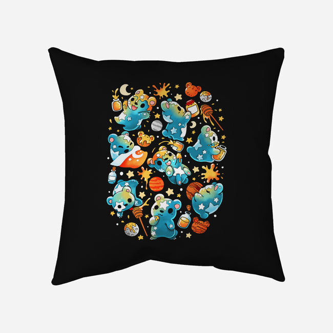 Bear Stars-none removable cover w insert throw pillow-Vallina84